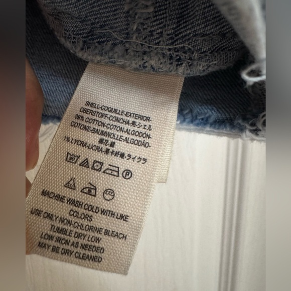 Free People Denim Blue Jean Crop Top Tank Raw
Hem Back Button Bustier - Picture 5 of 8